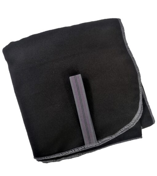 Kelioninis mikropluošto rankšluostis SPORTAS (juoda)