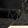 Medvilninis vonios kilimėlis kojoms MARTYNA (juoda) 50x70