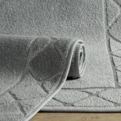 Medvilninis vonios kilimėlis kojoms MARTYNA (pilka) 50x70