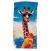 mikropluošto paplūdimio rankšluostis ŽIRAFA
