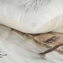Medvilnės satino patalynė SNIEGYNAI