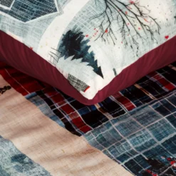 Medvilnės satino patalynė ŽIEMA KALNUOSE