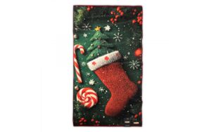 Medvilninis rankšluostis KALĖDINĖ KOJINĖ