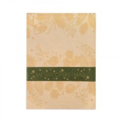 Medvilninis virtuvinis rankšluostukas KALĖDŲ DVASIA (žalia)