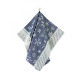 Medvilninis virtuvinis rankšluostukas SNIEGAS (mėlyna)