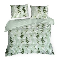 Medvilninė satino patalynė ŽALUMA